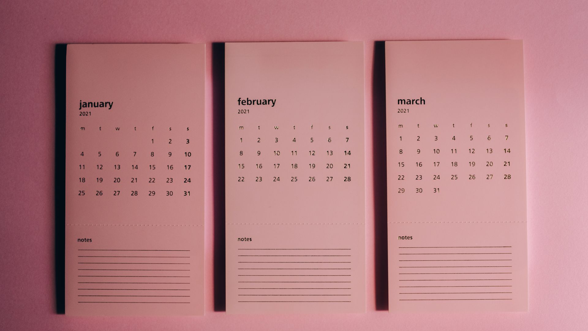 wall calendars